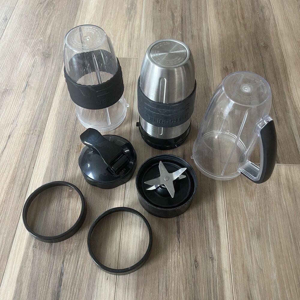 7pc Nutribullet Replacement Parts for Personal Blender System Blades Cups Rims